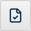 Check icon on a document